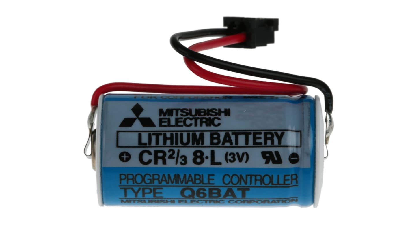 Fuente de alimentación PLC Mitsubishi Q6-BAT, para usar con Serie Q