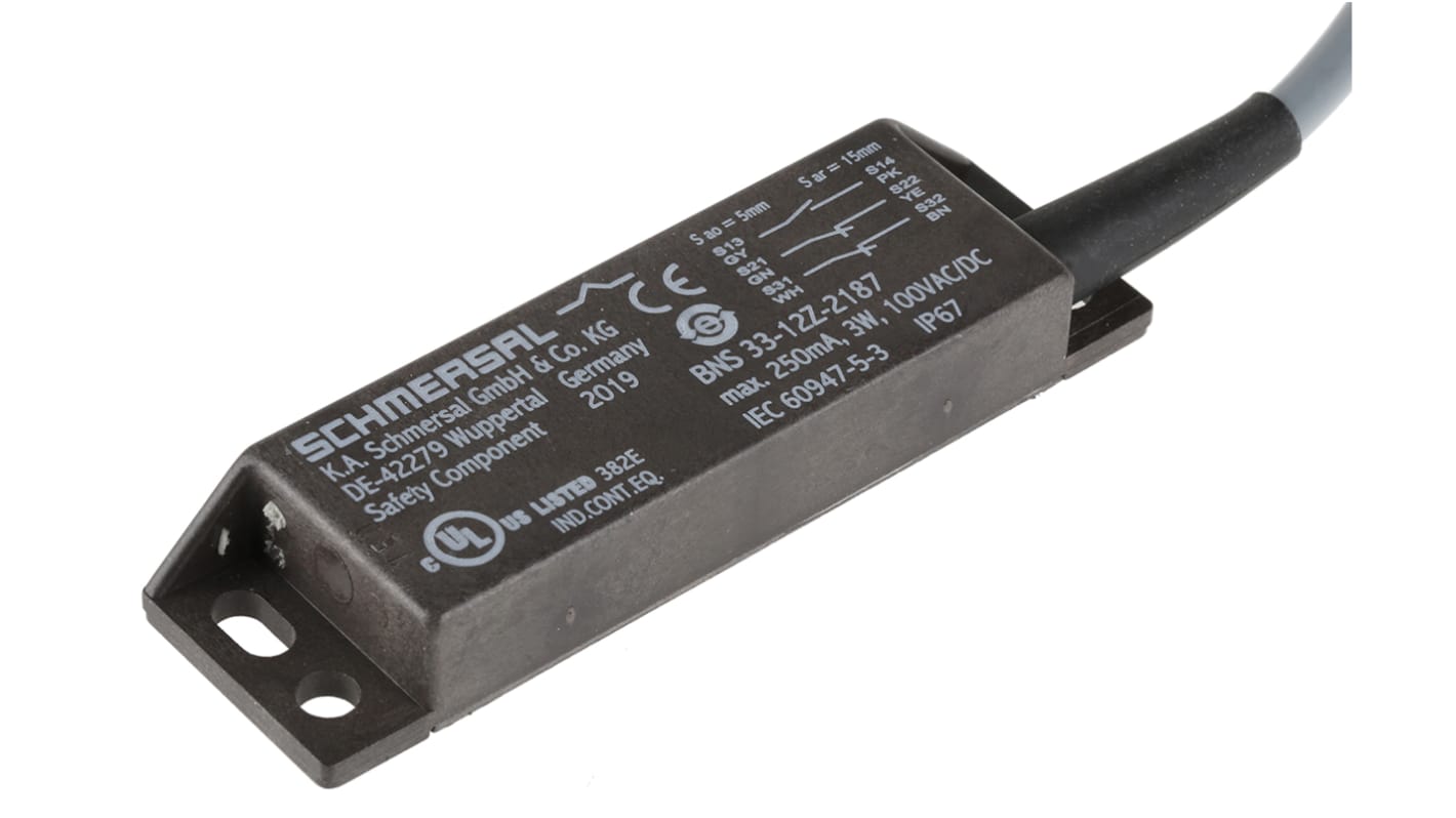 Przełącznik bezpieczeństwa, BNS33, 120 V AC/DC, IP67, 88 x 50 x 13 mm, 4, Schmersal