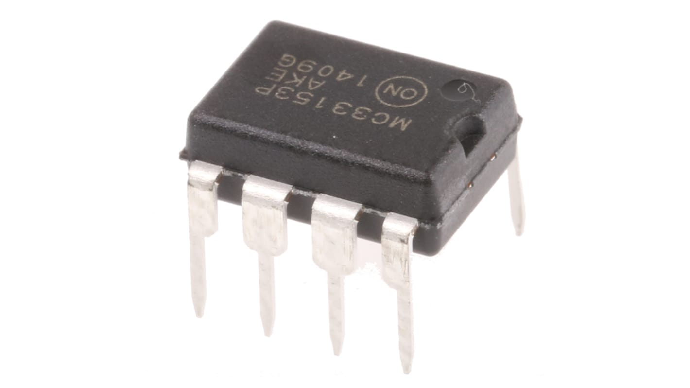 MOSFET kapu meghajtó MC33153PG CMOS, 2 A, 20V, 8-tüskés, PDIP