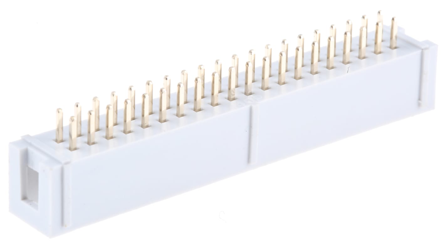 RS PRO Leiterplatten-Stiftleiste Stecker Gerade, 40-polig / 2-reihig, Raster 2.54mm, IDC-Anschluss, 1A, Ummantelt