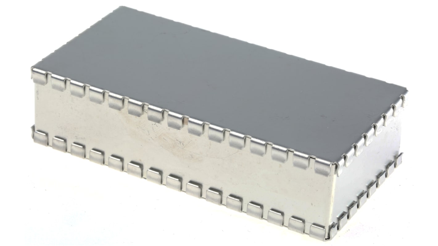 Perancea Tin Plated Steel PCB Enclosure, 25 x 50 x 100mm