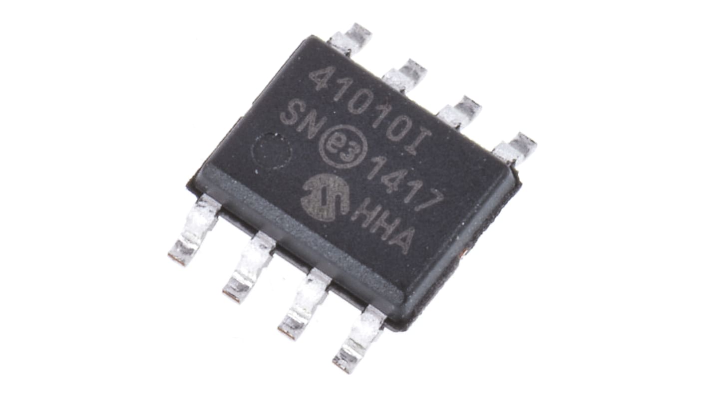 MCP41010-I/SN, Digitalt potentiometer, 10kΩ, 256 Positioner Lineær, Seriel-SPI, 8 ben SOIC-Kapsling