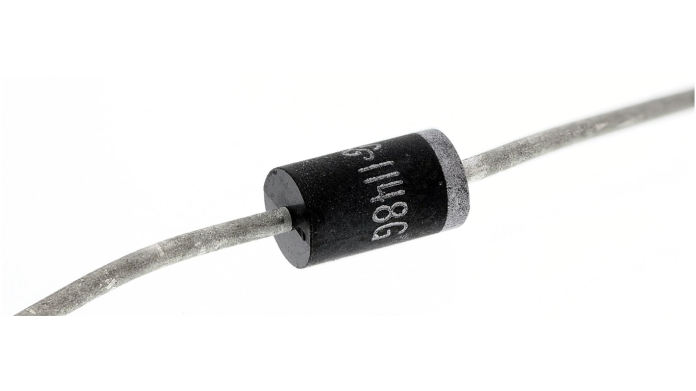 Vishay THT Ultraschneller Gleichrichter Diode, 600V / 3A, 2-Pin DO-201AD