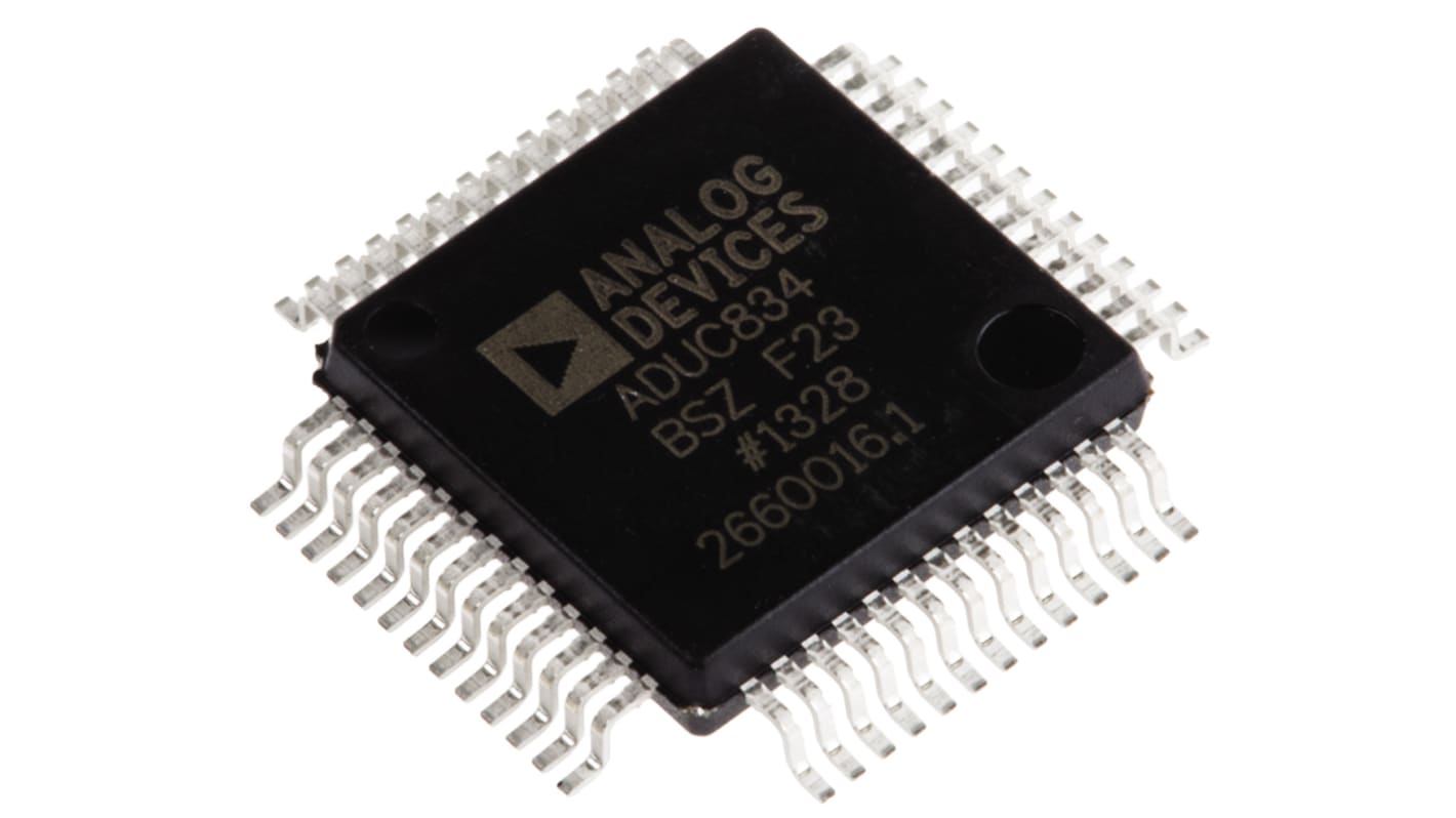 Analog Devices ADUC834BSZ, 8bit 8052 Microcontroller, ADuC8, 12.58MHz