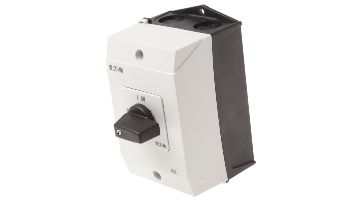 Interruptor seccionador, 2P, 2 NA, Corriente 20A, Potencia 5,5kW, IP65