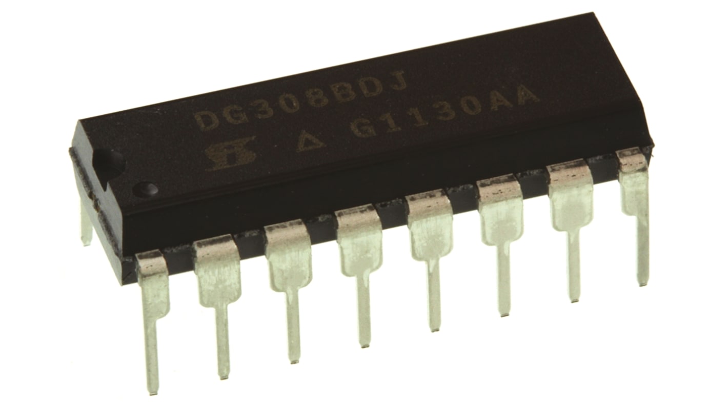 Vishay Analoger Schalter, 16-Pin, PDIP, 5 V, 9 V, 12 V, 15 V, 18 V, 24 V, 28 V- einzeln, ±12V- bipolar