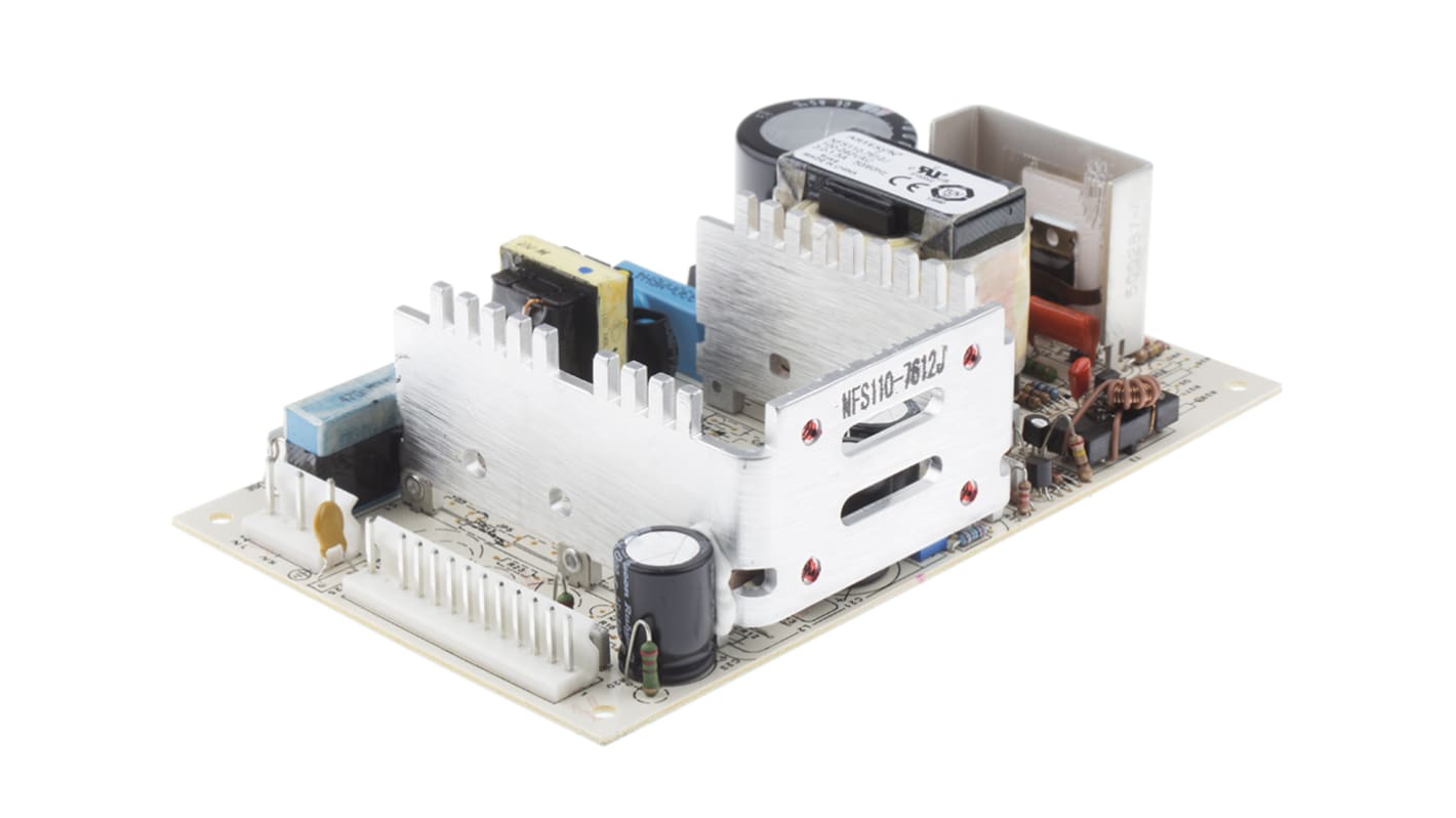 Artesyn Embedded Technologies Embedded Switch Mode Power Supply SMPS, NFS110-7612J, 12V dc, 7A, 80W, 1 Output, 120