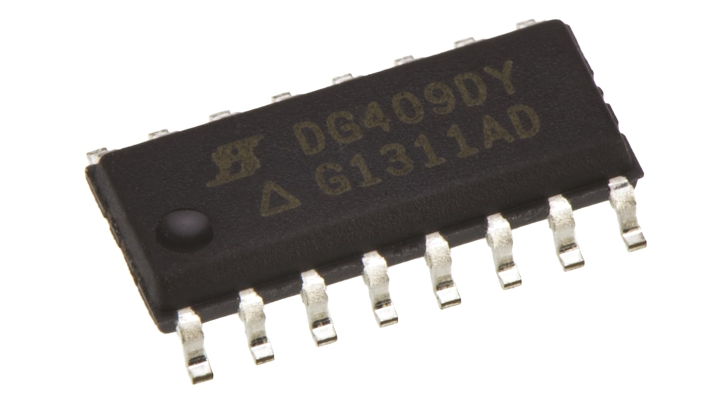 Vishay アナログスイッチ 表面実装 SOIC, 16-Pin, DG409DY-E3