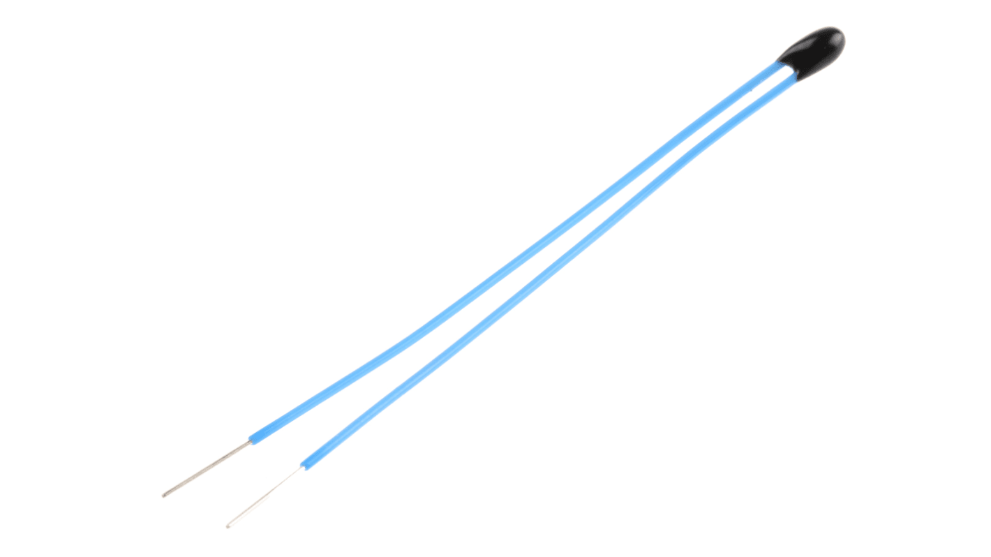 EPCOS B57863S Thermistor, NTC, 10kΩ, 15s, 4.4%/°C, 60mW, 2.41 x 6.5mm