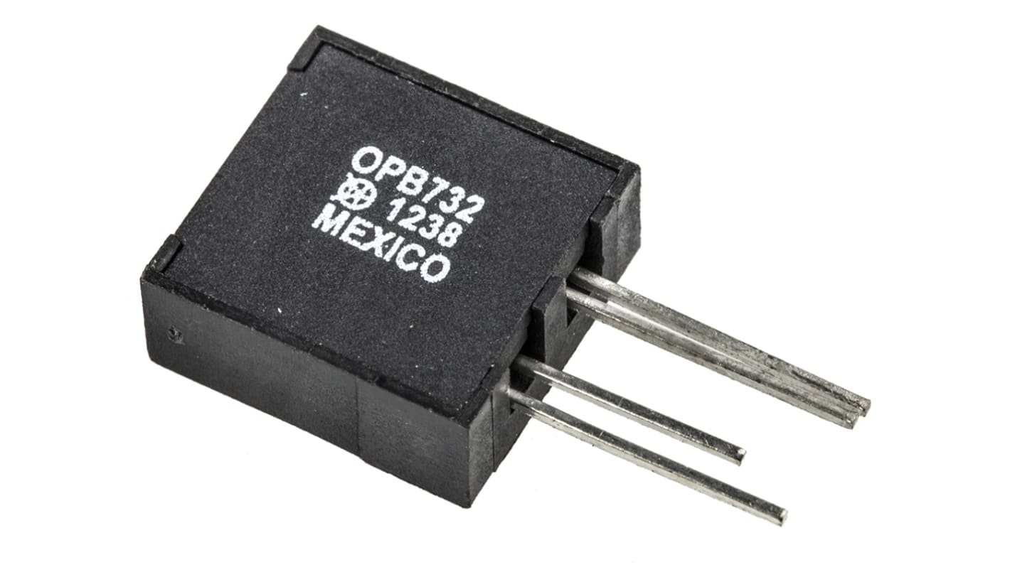 Sensore ottico a riflessione Optek OPB732, uscita Fototransistor, montaggio Montaggio con foro passante