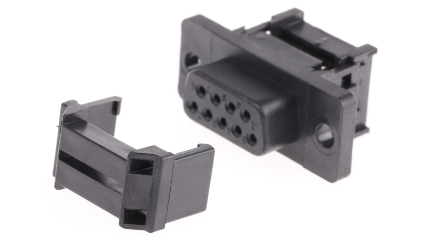 Conector D-sub RS PRO, paso 2.77mm, Recto, Montaje de Cable, Hembra, Terminación IDC, 250,0 V., 3A