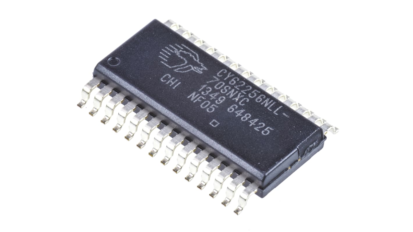 Memoria SRAM Cypress Semiconductor, 256kbit, 32 K palabras x 8 bits, SNC N-28, VCC máx. 5,5 V