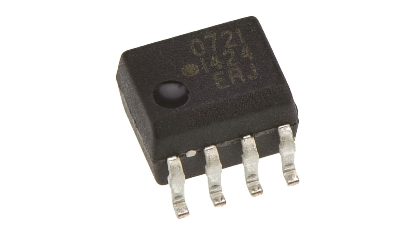 Optoacoplador Broadcom HCPL, Vf= 6.5V, Viso= 3750 V ac, IN. DC, OUT. Transistor, mont. superficial, encapsulado SOIC, 8