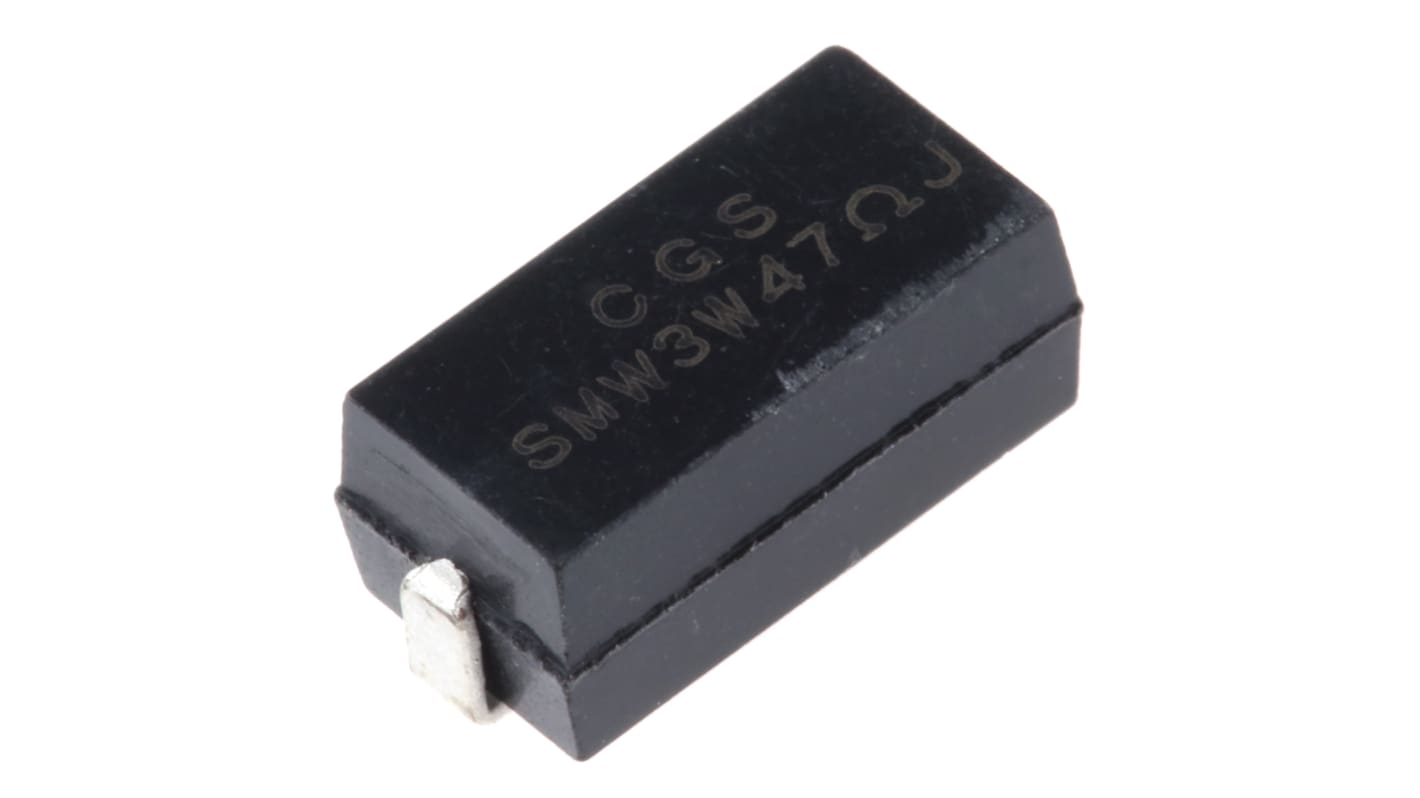 TE Connectivity 47Ω Wire Wound SMD Resistor ±5% 3W - SMW347RJT