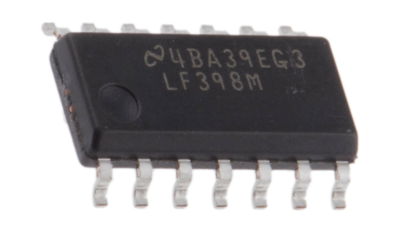 Texas Instruments LF398M/NOPB mintavevő és -tartó áramkör, 20μs Kettős tápegység, 14-tüskés SOIC