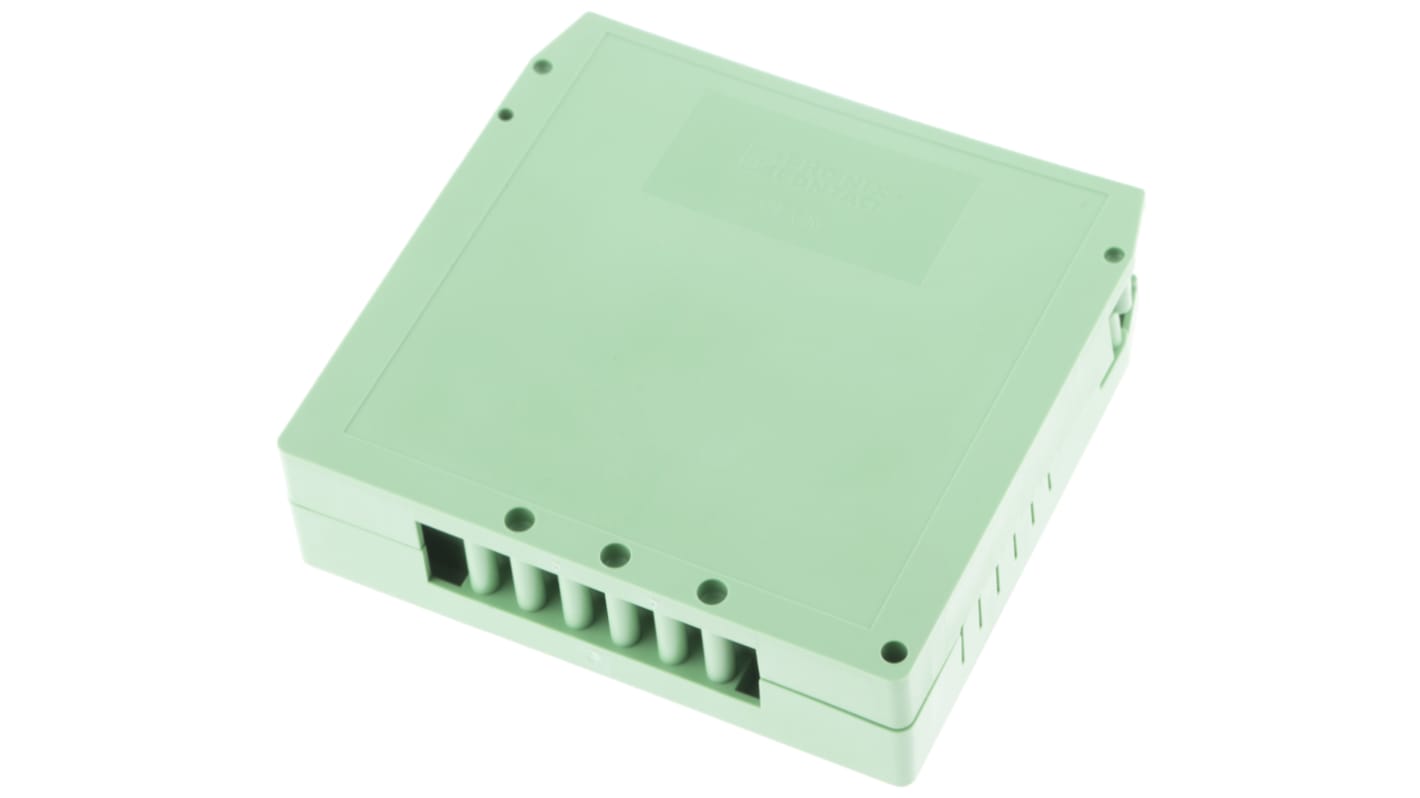 Contenitore guida DIN Phoenix Contact serie UEGM, Verde, Poliammide, 79 x 22.5 x 85.5mm