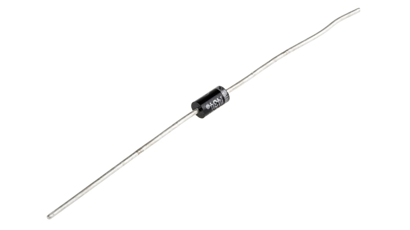 onsemi 1000V 1A, Silicon Junction Diode, 2-Pin DO-41 1N4007G