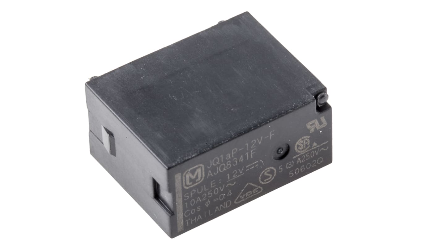 Panasonic PCB Mount Power Relay, 12V dc Coil, SPST