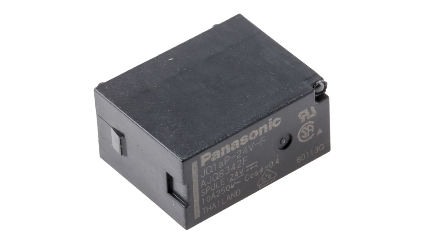 Panasonic PCB Mount Non-Latching Relay, 24V dc Coil, SPST