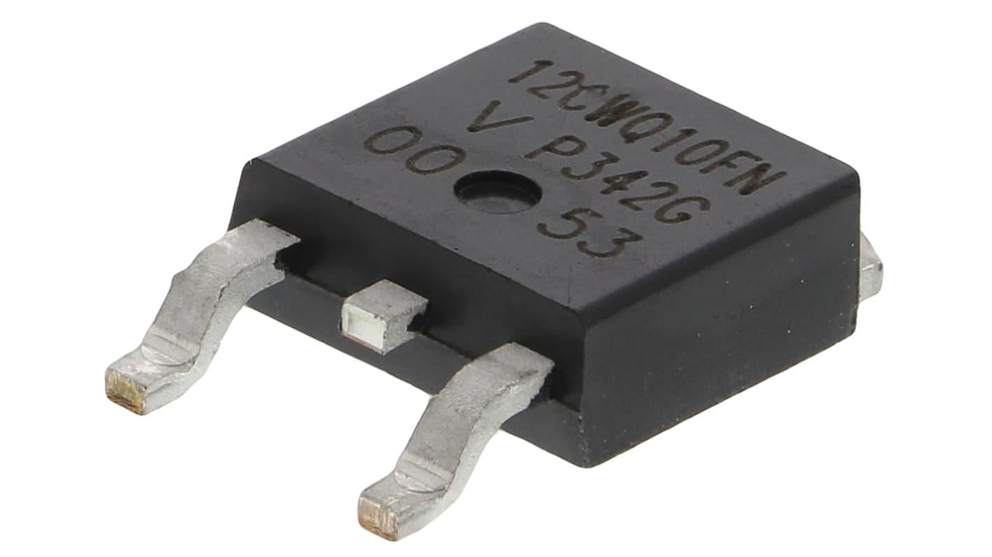 Vishay 整流ダイオード, コモンカソード, 12A, 100V 表面実装, 3-Pin DPAK (TO-252) ショットキー 650mV