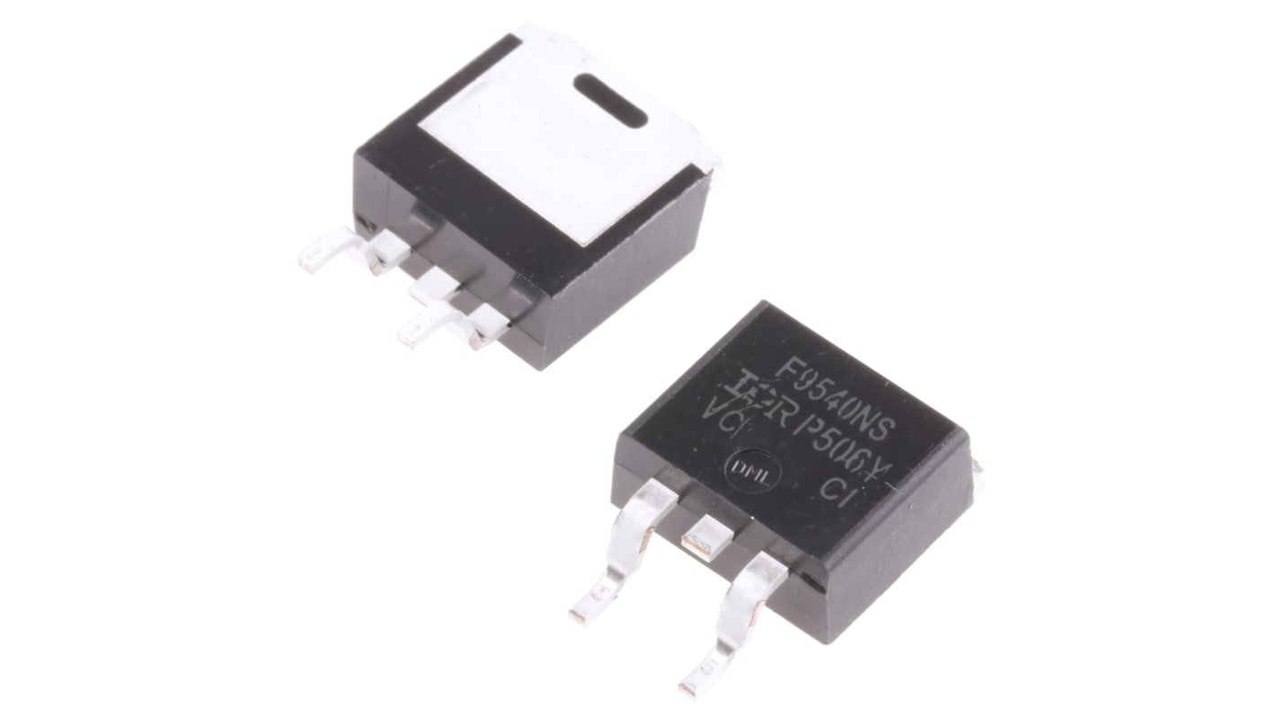 Infineon HEXFET IRF9540NSPBF P-Kanal, SMD MOSFET 100 V / 23 A 3,8 W, 3-Pin D2PAK (TO-263)