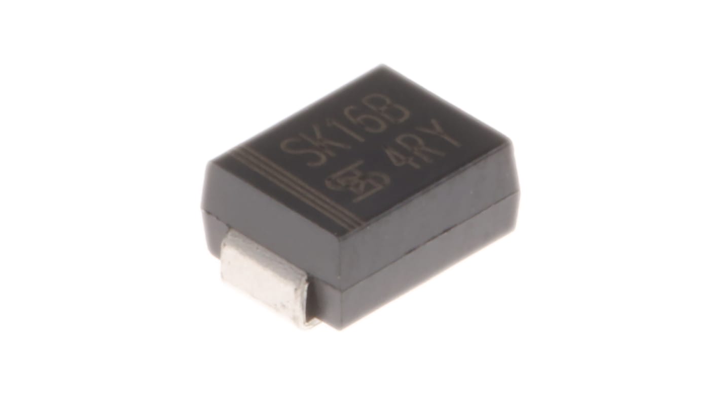 Taiwan SMD Schottky Diode, 60V / 1A, 2-Pin DO-214AA (SMB)