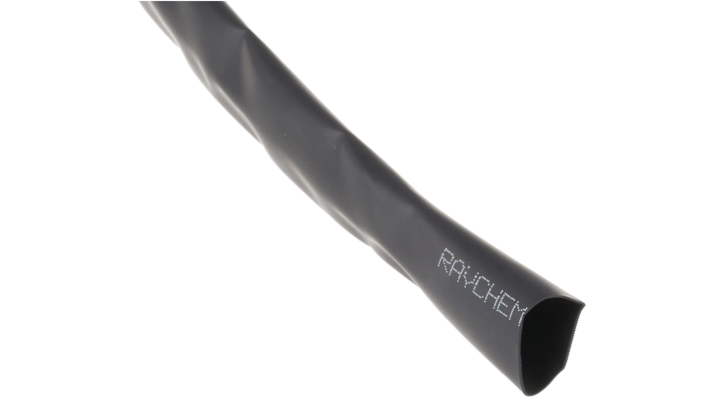 RW200E1/20 TE Connectivity Heat Shrink Tubing, Black 12.7mm