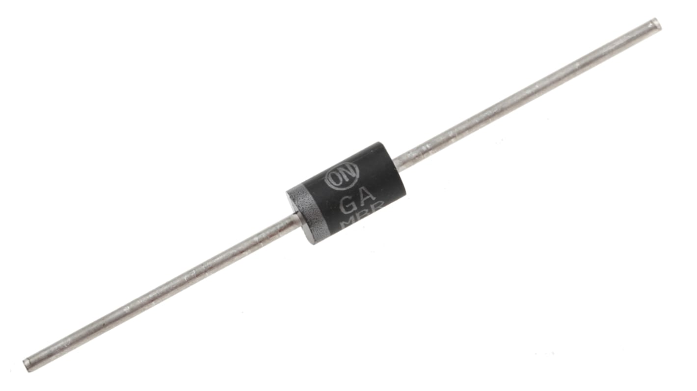 onsemi 60V 3A, Schottky Diode, 2Pin DO201AD MBR360RLG RS