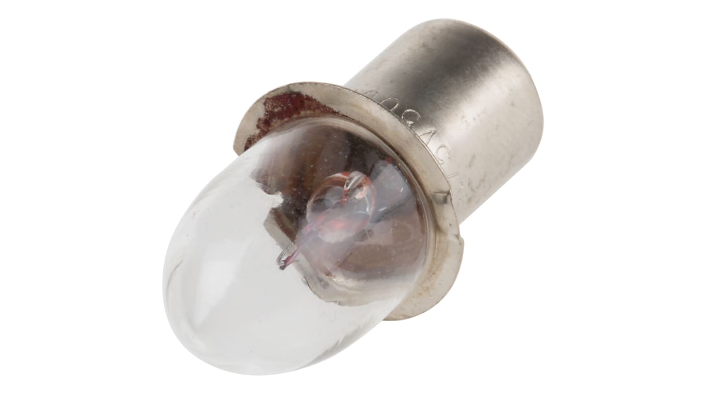 Luz indicadora, Casquillo P13.5s, 4,75 V, 500 mA, Vida Útil 15h