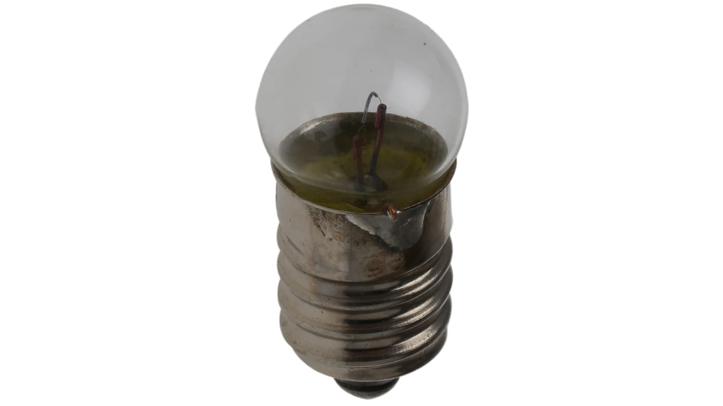 Lampadina spia con base E10, 6,5 V, 6 lm