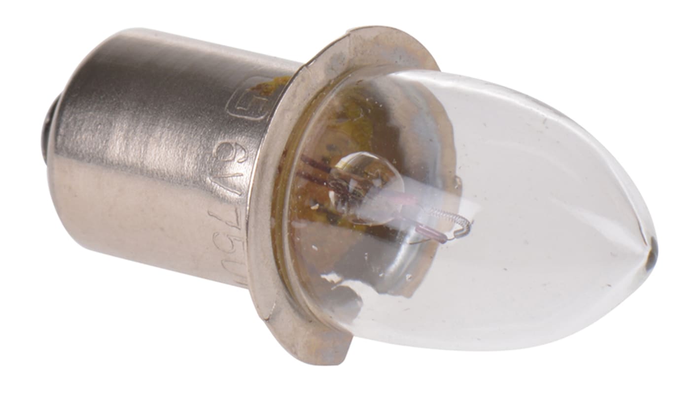 Luz indicadora, Casquillo P13.5s, 6 V, 750 mA, Vida Útil 20h