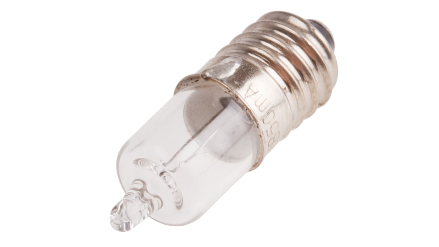 Lampadina spia con base E10, 5,2 V, 85 lm