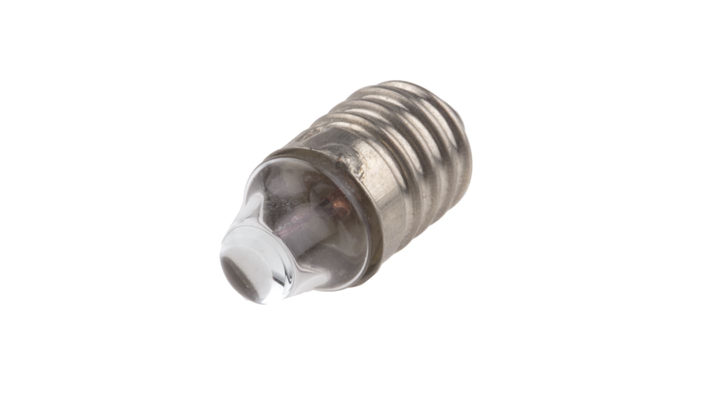 Lampadina spia con base E10, 2,5 V, 5,3 lm