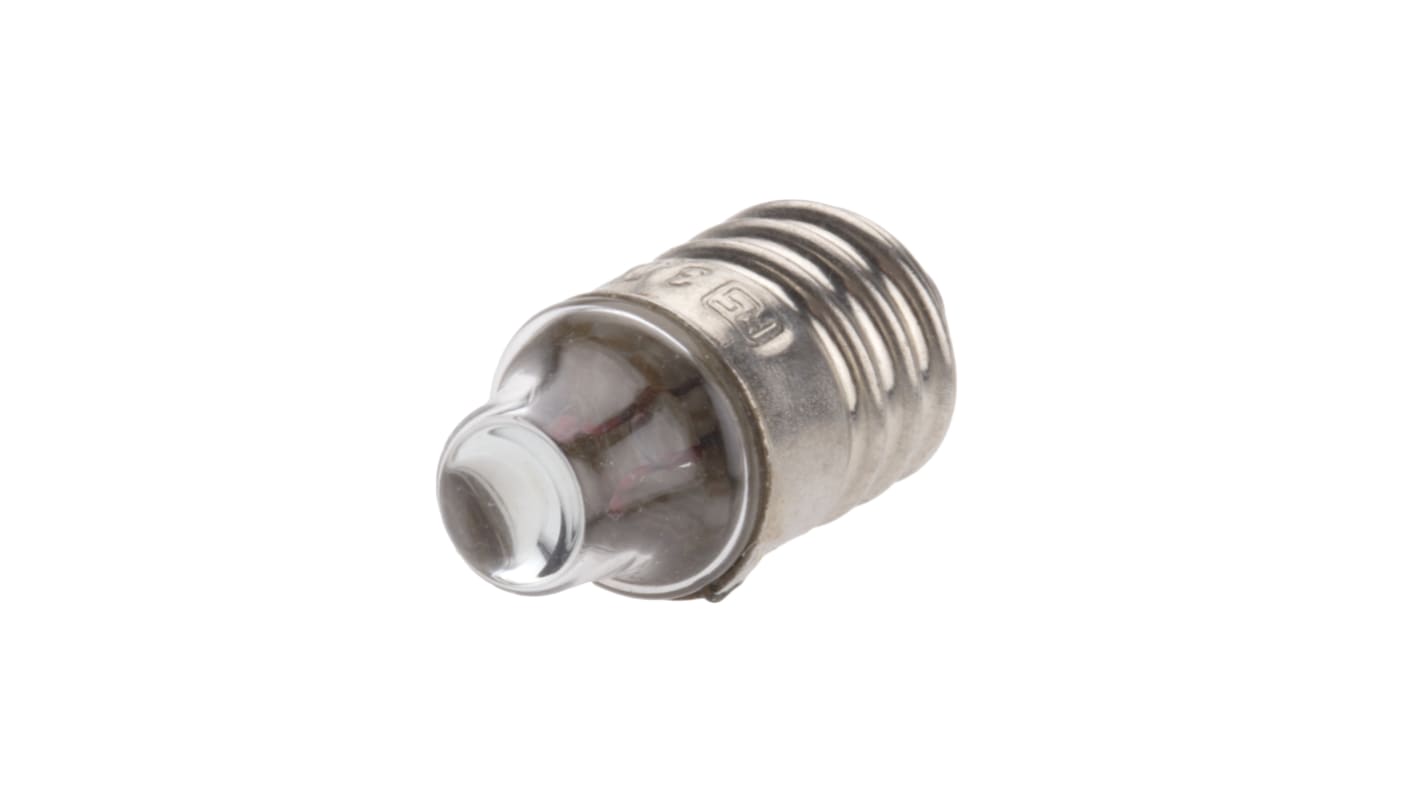 Lampadina spia con base E10, 3,7 V, 10 lm