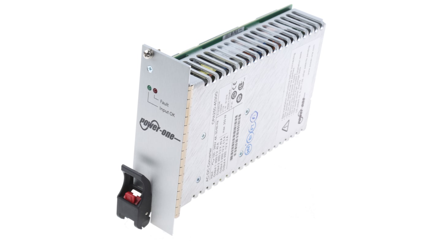 BEL POWER SOLUTIONS INC Switching Power Supply, CPA250-4530G, 3.3 V dc, 5 V dc, ±12 V dc, 2A, 250W, Quad Output, 90