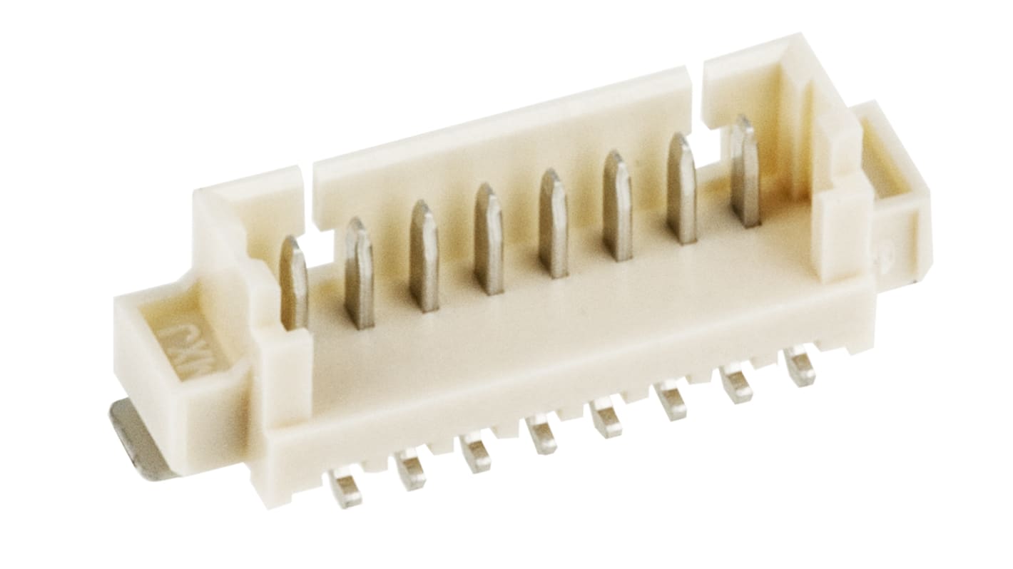 Molex PicoBlade Series Straight Surface Mount PCB Header, 8 Contact(s), 1.25mm Pitch, 1 Row(s), Shrouded