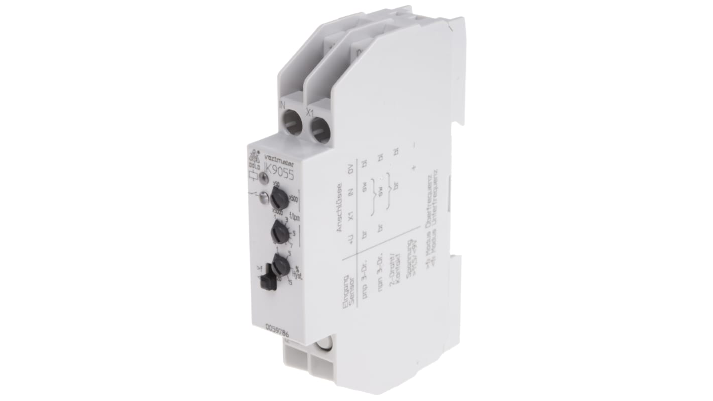 IK9055.11 5050000IPM UH=DC24V Hyst.120 Dold Speed Monitoring Relay, SPDT, DIN Rail RS