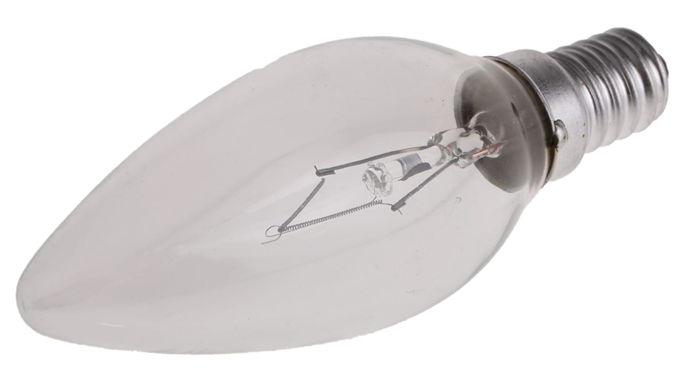 Moflash Glühlampe 110 V, E14 Sockel Klar, Glaskolben, Glühlampe