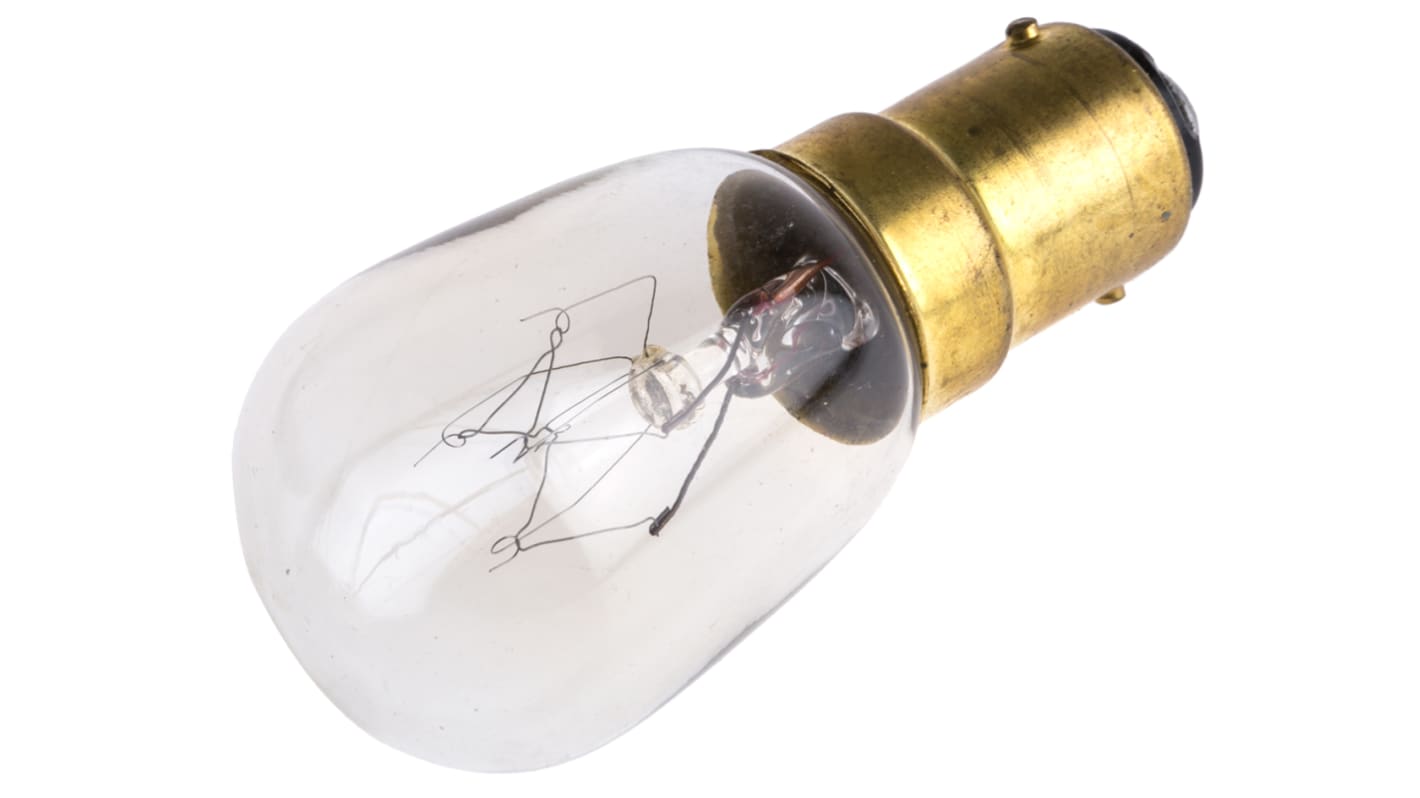 Moflash Glühlampe 240 V, BA15d Sockel Klar, Glaskolben, Glühlampe