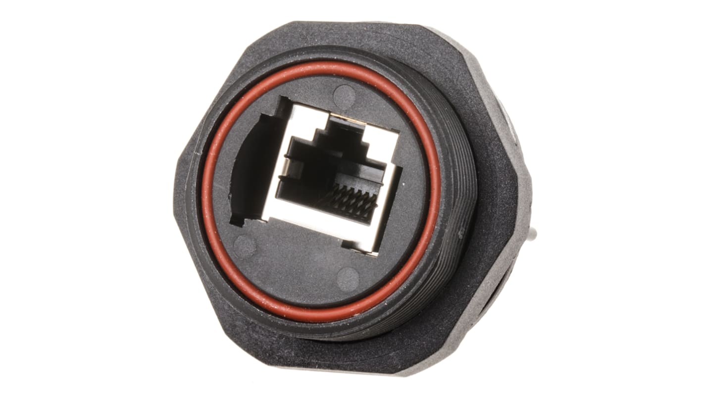 Bulgin Buccaneer Series Female RJ45 Connector, Through Hole, Cat5e