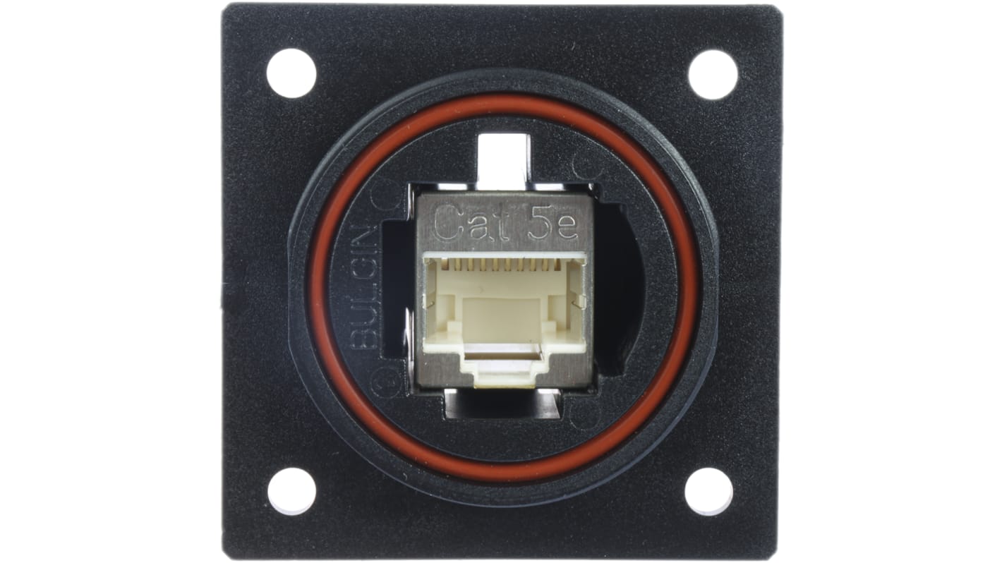 Bulgin RJ45 モジュラーコネクタ, メス, RJ45コネクタ, パネルマウント, Cat5e, PX0870 | RS