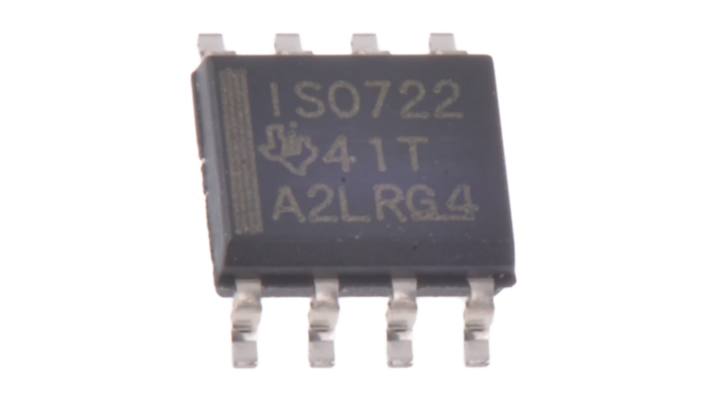 Digitální izolátor ISO722D Povrchová montáž 2,5 kVrms Texas Instruments SOIC