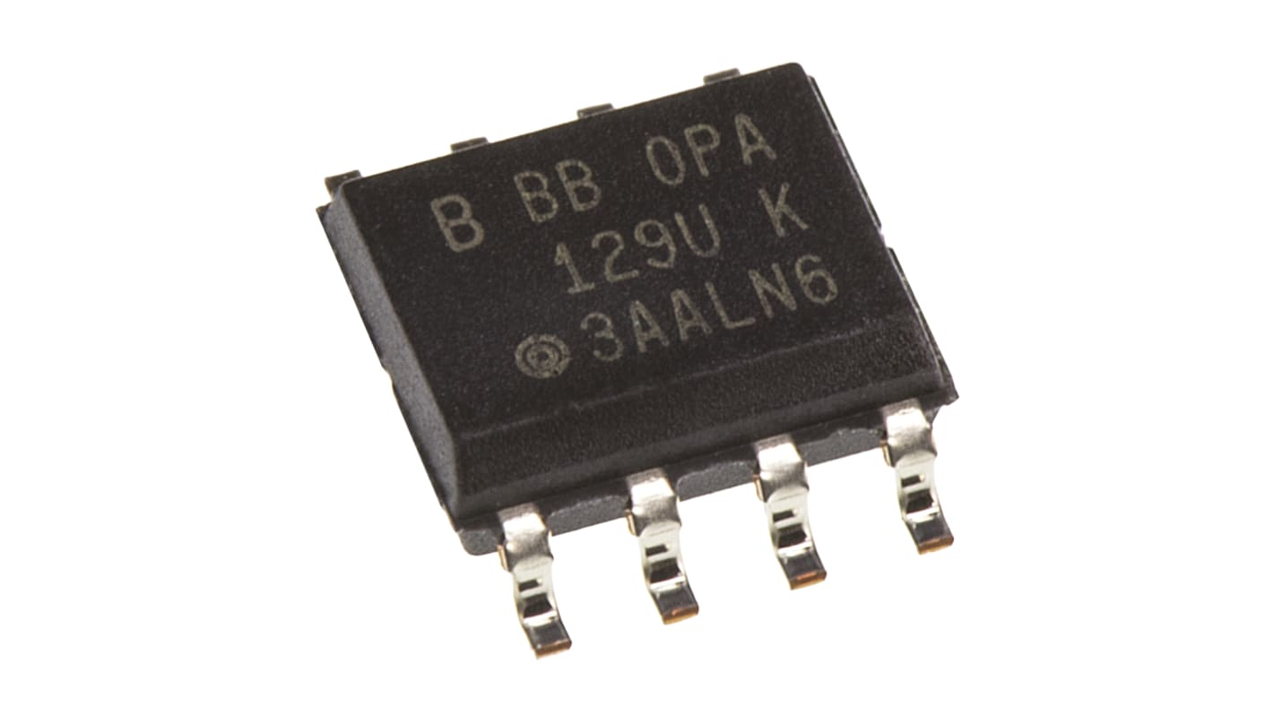 OPA129UB Texas Instruments, Op Amp, 1MHz, 8-Pin SOIC