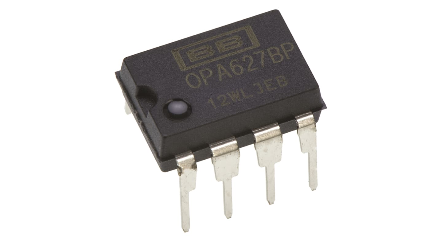 OPA627BP Texas Instruments, Precision, Op Amp, 16MHz, 8-Pin PDIP