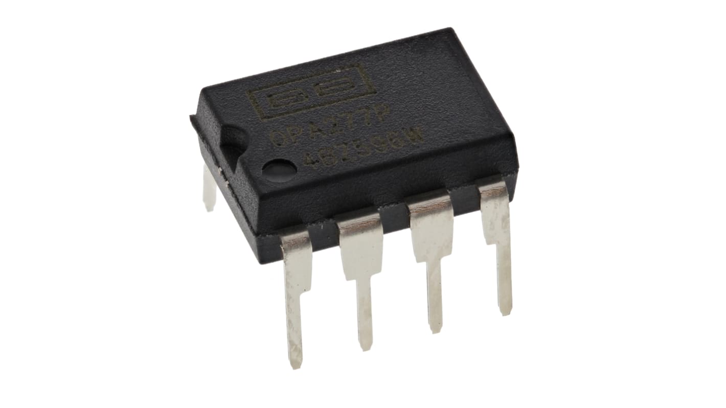 OPA277P Texas Instruments, Precision, Op Amp, 1MHz, 8-Pin PDIP