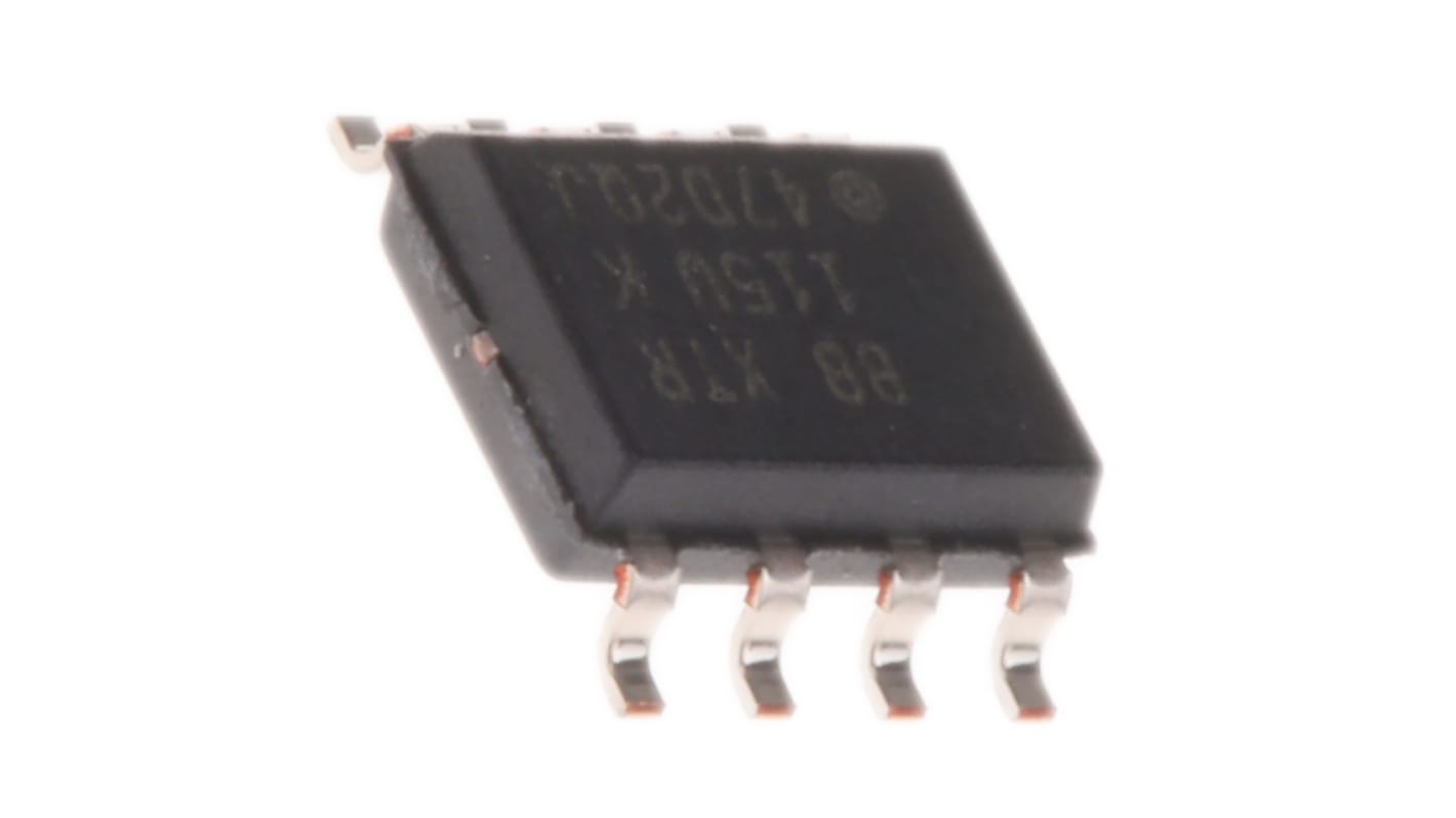 Transmiter pętli prądowej XTR115U, 4 → 20 mA 8-pinowy SOIC, Texas Instruments