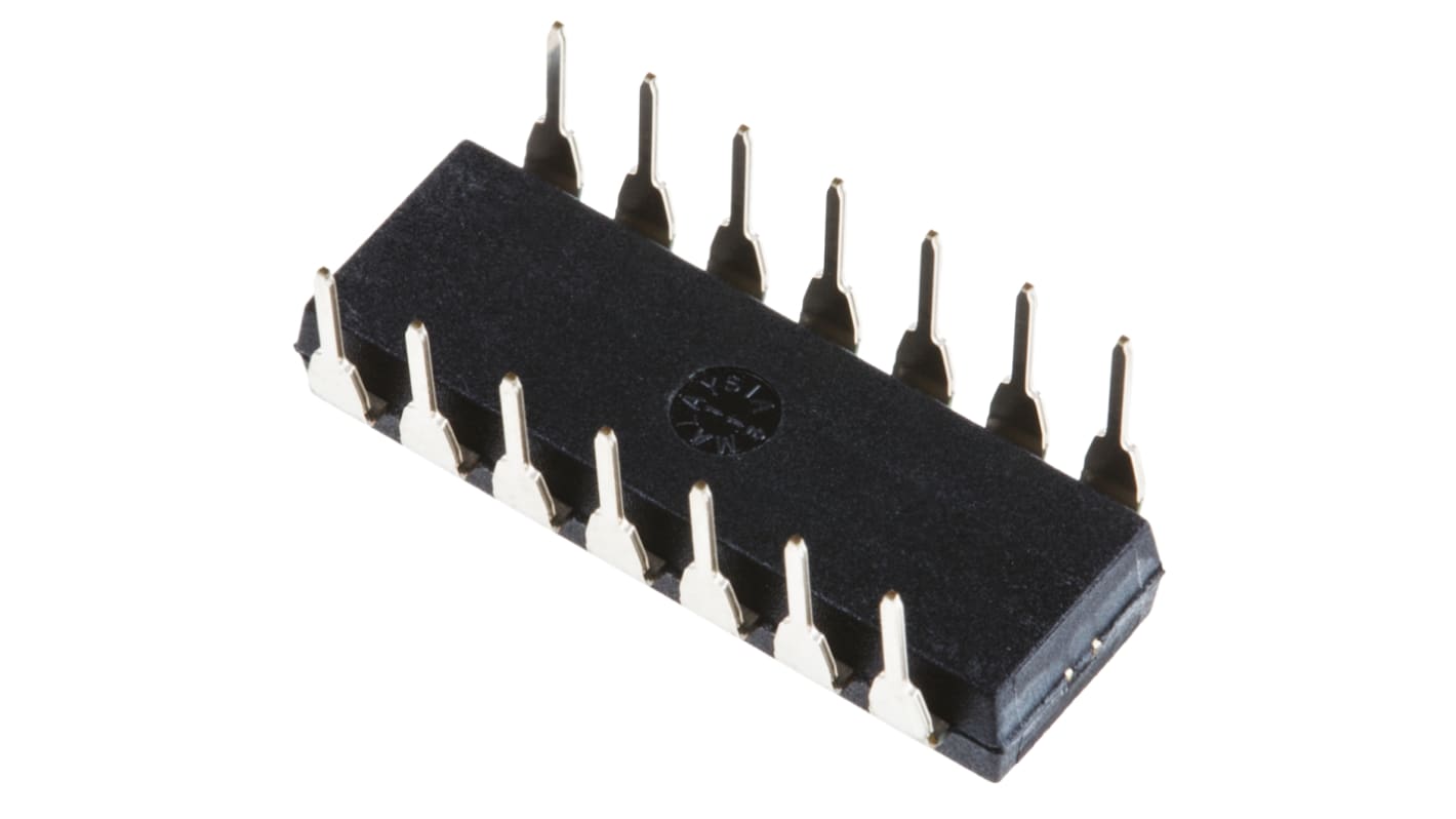 Texas Instruments PGA202KP Hangszererősítő, 2mV eltolási feszültség, 80dB CMRR, 14-tüskés PDIP