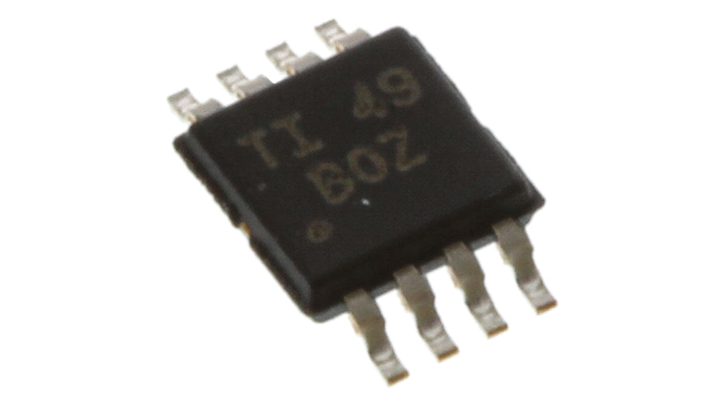 XTR117AIDGKT Texas Instruments, 4 → 20 mA Current Loop Transmitter 5V 380kHz 8-Pin MSOP