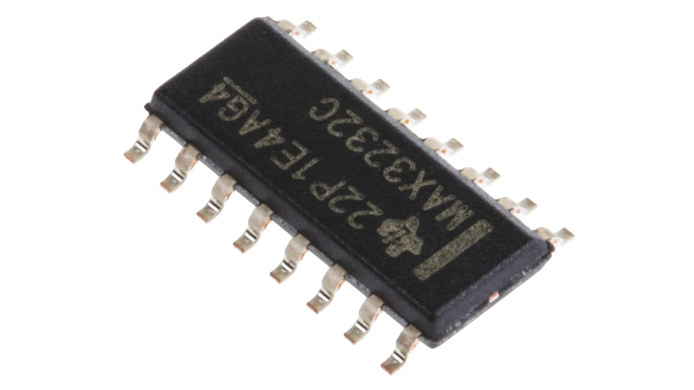 Texas Instruments MAX3232CDR Line Transceiver, 16-Pin SOIC