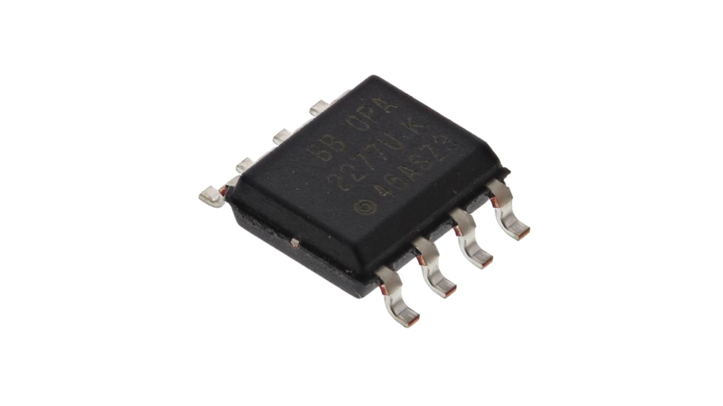 OPA2277U Texas Instruments, Precision, Op Amp, 1MHz, 8-Pin SOIC